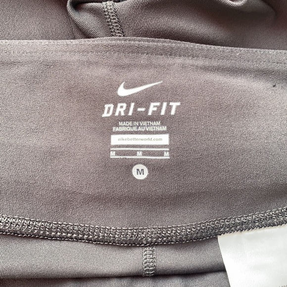 Nike dri-fit cropped gray leggings capri - Picture 4 of 6